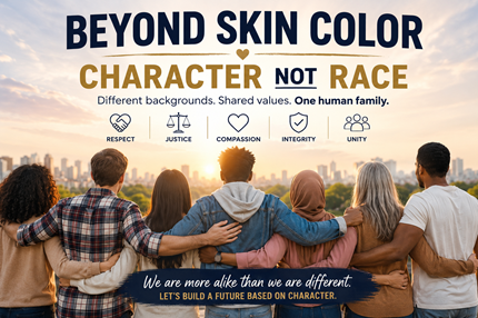 Beyond Skin Color: Building a Culture That Judges Character, Not Race